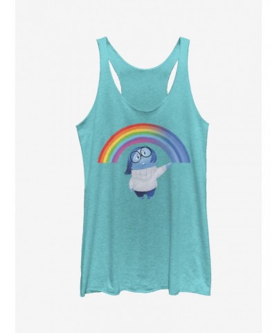 Disney Pixar Inside Out Sadness Rainbow Girls Tank $8.29 Tanks