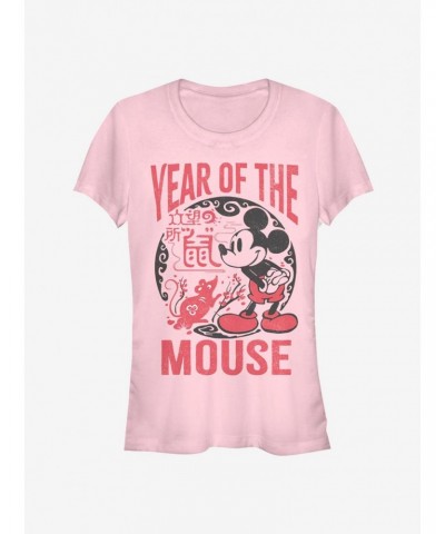 Disney Mickey Mouse Year Of The Mouse Classic Girls T-Shirt $9.46 T-Shirts