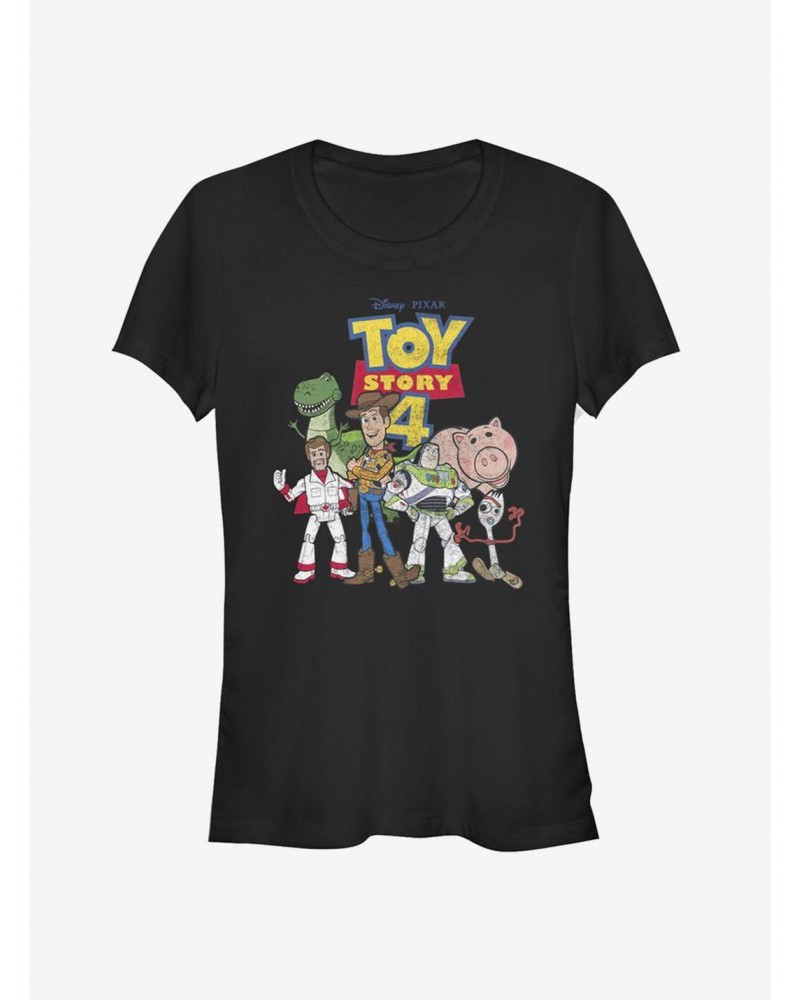 Disney Pixar Toy Story 4 Toy Crew Girls T-Shirt $9.46 T-Shirts