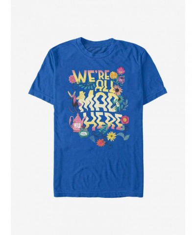 Disney Alice In Wonderland All Mad T-Shirt $8.60 T-Shirts