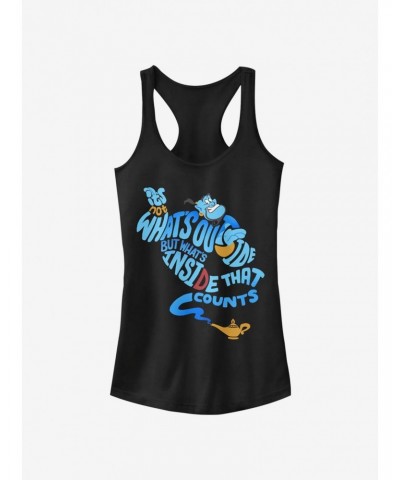 Disney Aladdin Quote Genie Bottle Girls Tank $7.97 Tanks