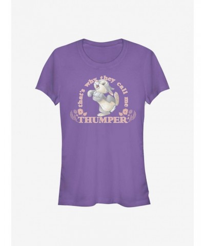 Disney Bambi Call Me Thumper Girls T-Shirt $9.96 T-Shirts