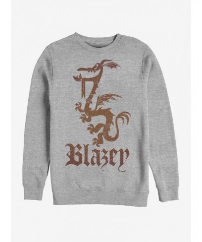 Disney Pixar Onward Blazey Crest Crew Sweatshirt $15.87 Sweatshirts