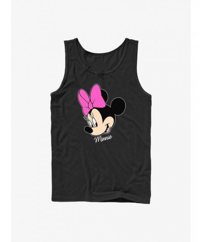 Disney Minnie Mouse Minnie Big Face Tank Top $8.22 Tops